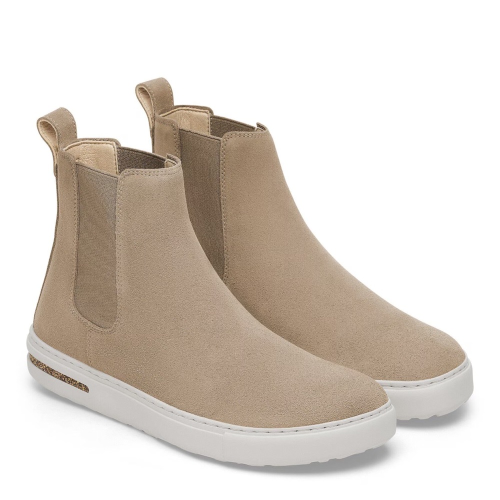New Birkenstock
Women’s Bend Suede Leather Chelsea Sneakerboots in Taupe